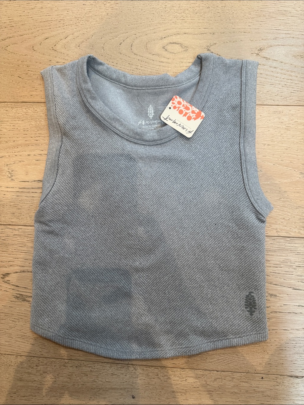 FP Movement by Free People Kids' Gray Ribbed Tank